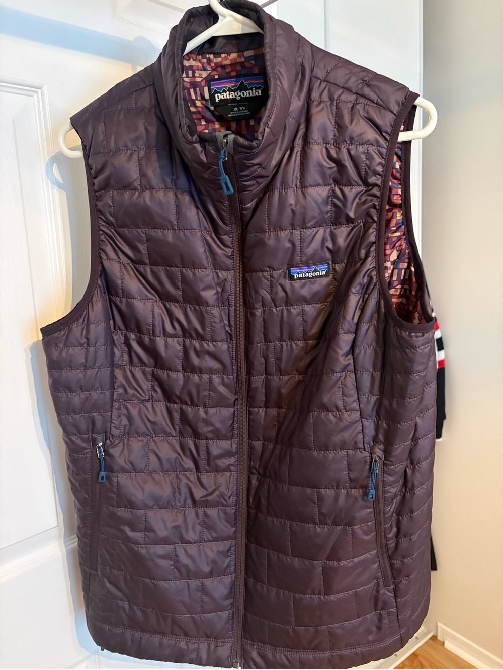 Patagonia Quilted Vest in Plum Purple